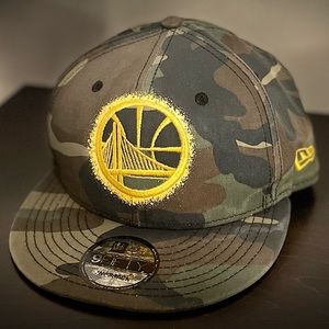 Golden State Warriors Camo New Era Hat